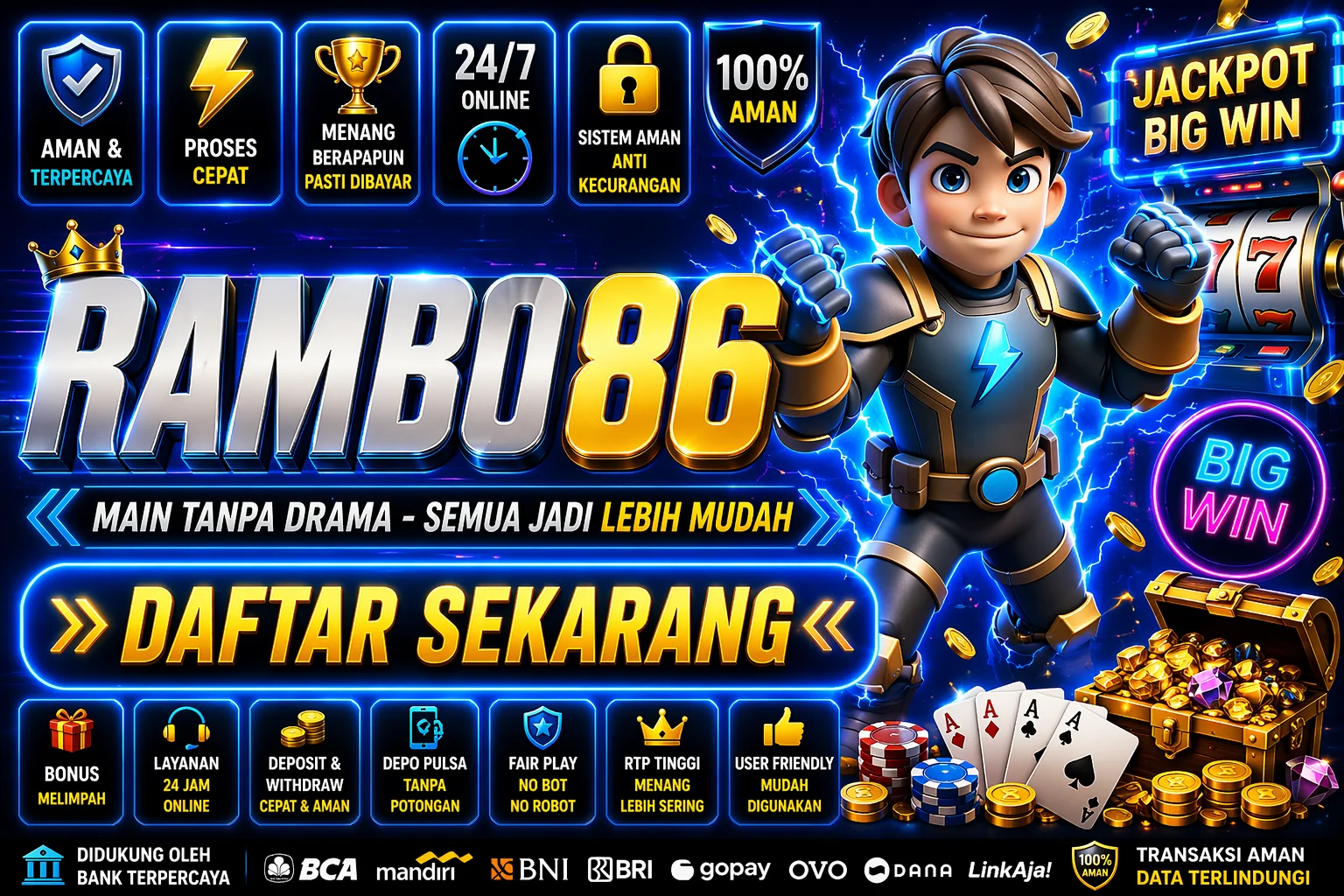 Rambo86 Hadir Sebagai Sumber Informasi Game Online Modern Dengan Penjelasan Yang Ringkas Dan Informatif. Cocok Untuk Pemain Baru Yang Ingin Mengenal Jenis Permainan, Sistem, Serta Tips Bermain Secara Praktis.